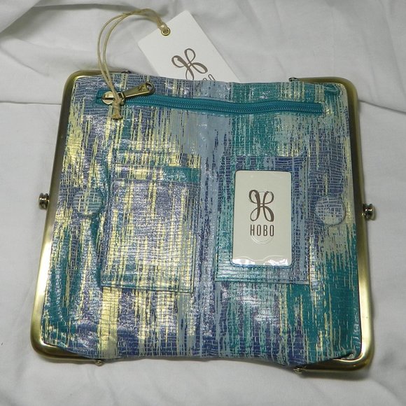 HOBO $148 Lauren Clutch Wallet Cracked Glass NWT! - Picture 7 of 7